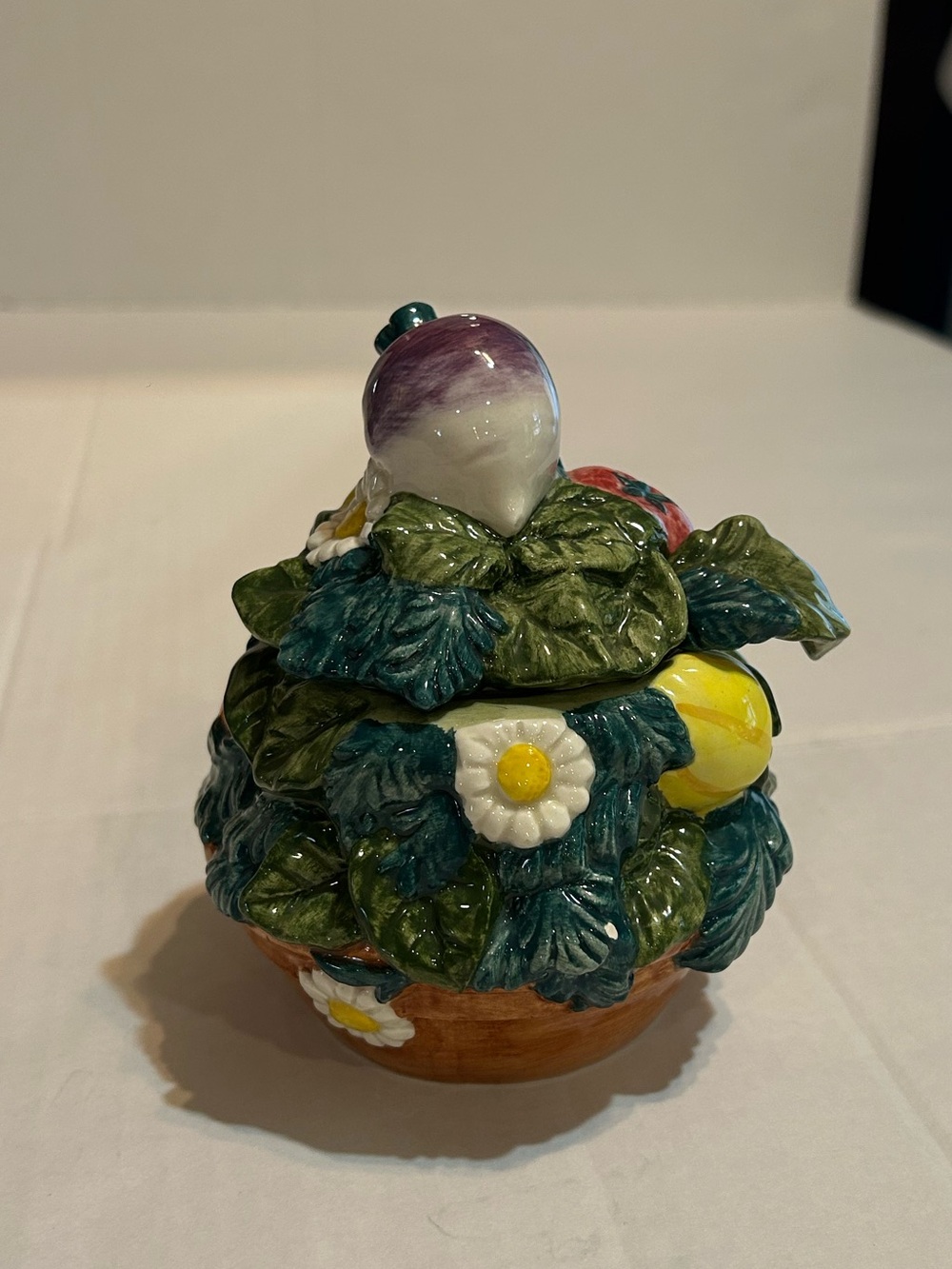 1996/1998 Fitz and Floyd Ceramic Creamer and Sugar Bowl Set - Picture 5 of 7